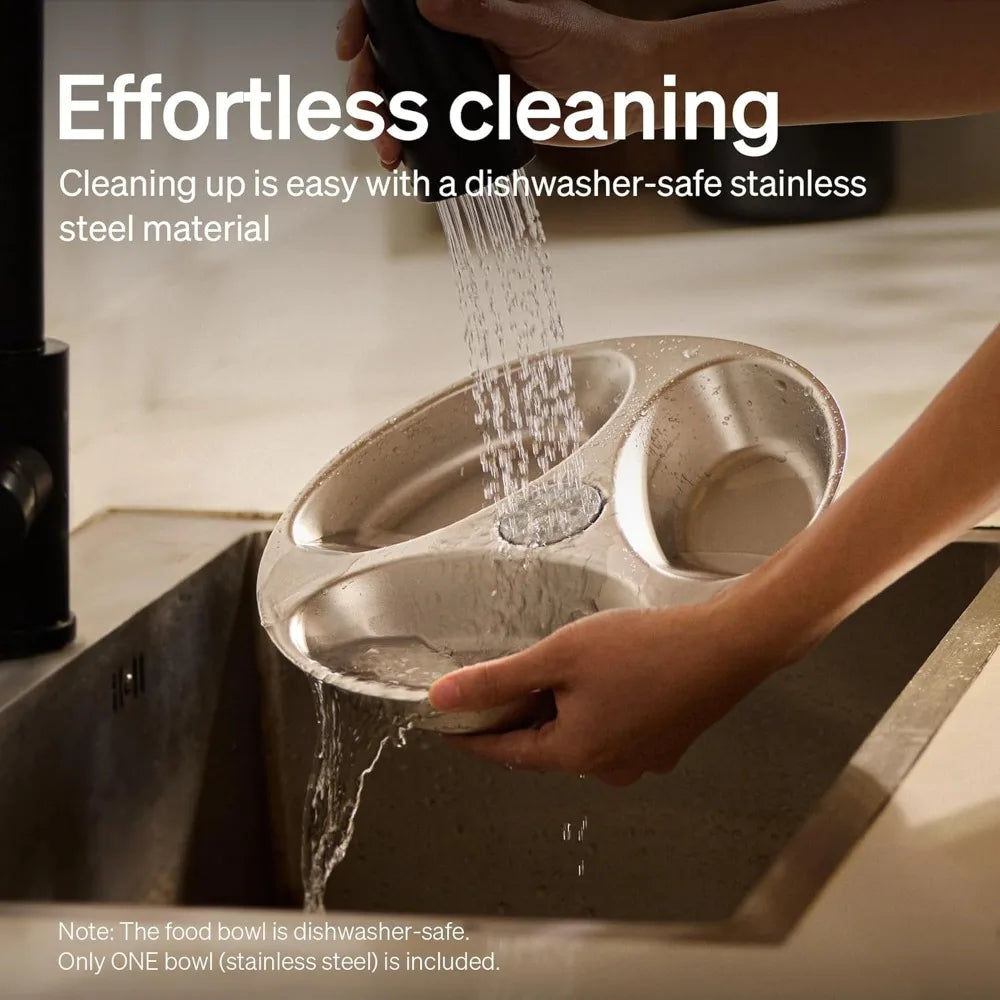 Automatic Cat Feeder With Stainless Steel Bowl And Semiconductor Cooling