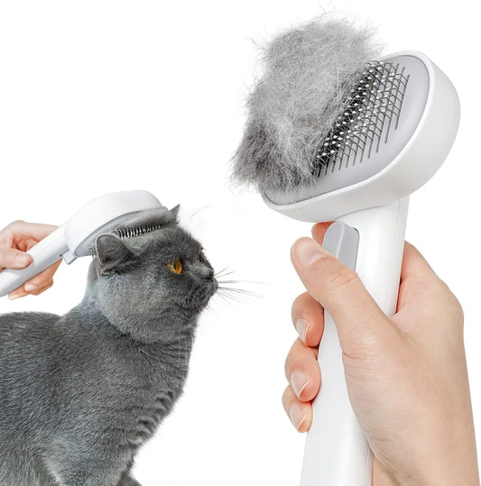 Cat Brush for Shedding, Cat Brushes for Indoor Cats, Cat Brush for Long or Short Haired Cats, Cat Hair Brush Cat Grooming Deshed
