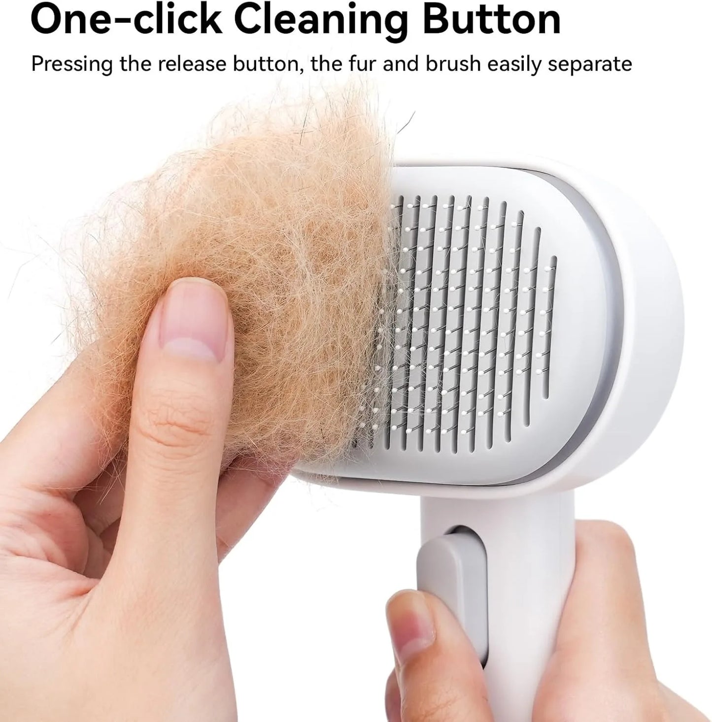Cat Brush for Shedding, Cat Brushes for Indoor Cats, Cat Brush for Long or Short Haired Cats, Cat Hair Brush Cat Grooming Deshed
