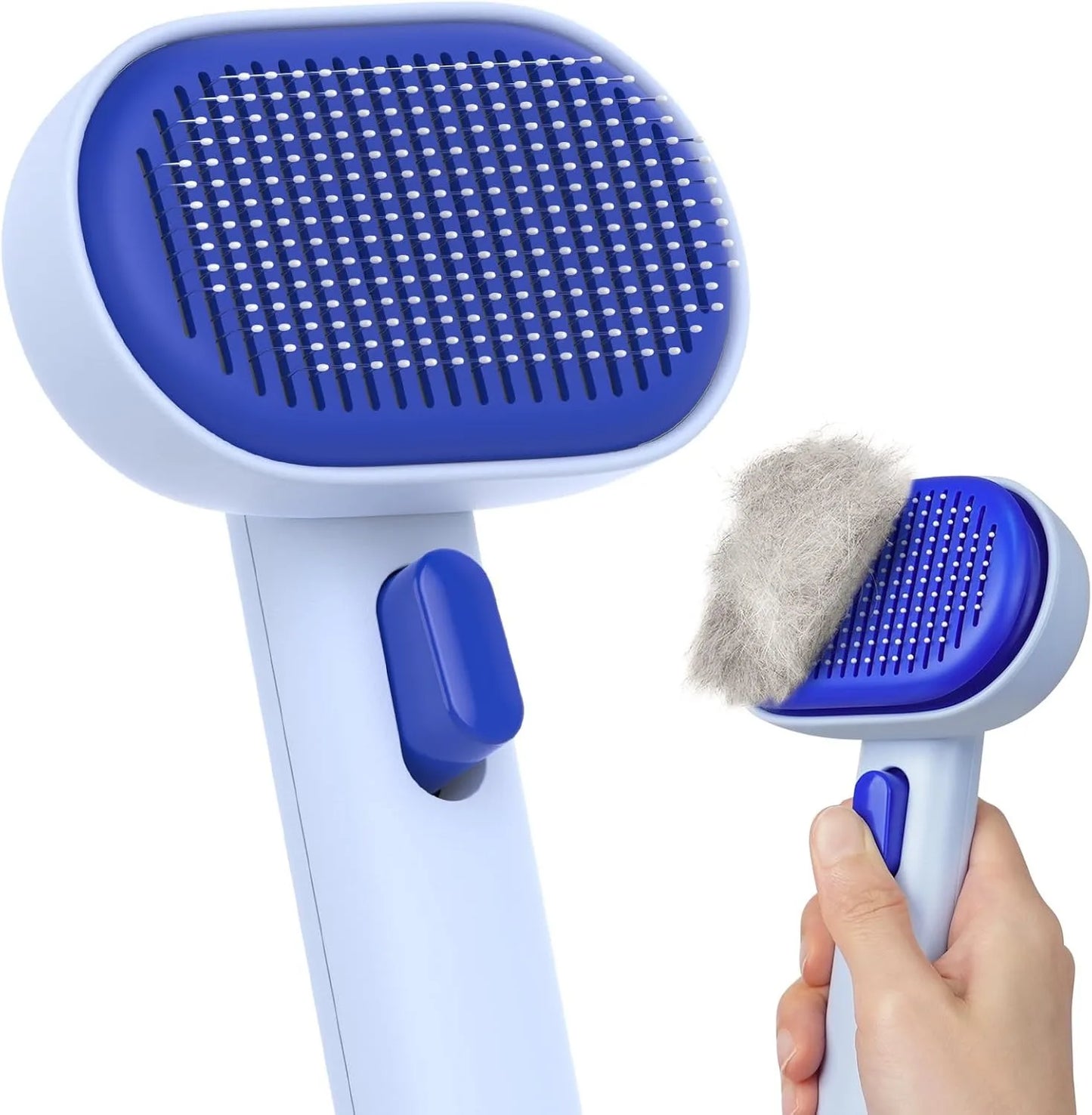 Cat Brush for Shedding, Cat Brushes for Indoor Cats, Cat Brush for Long or Short Haired Cats, Cat Hair Brush Cat Grooming Deshed