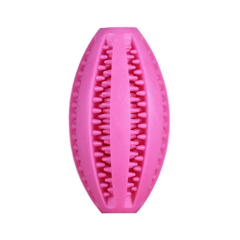 Pet Dog Chew Toys Teeth Cleaning Snack Ball Pet Dog Toy Ball Natural Rubber Super Tough Interactive Bouncy Pet Supplies Cat toys