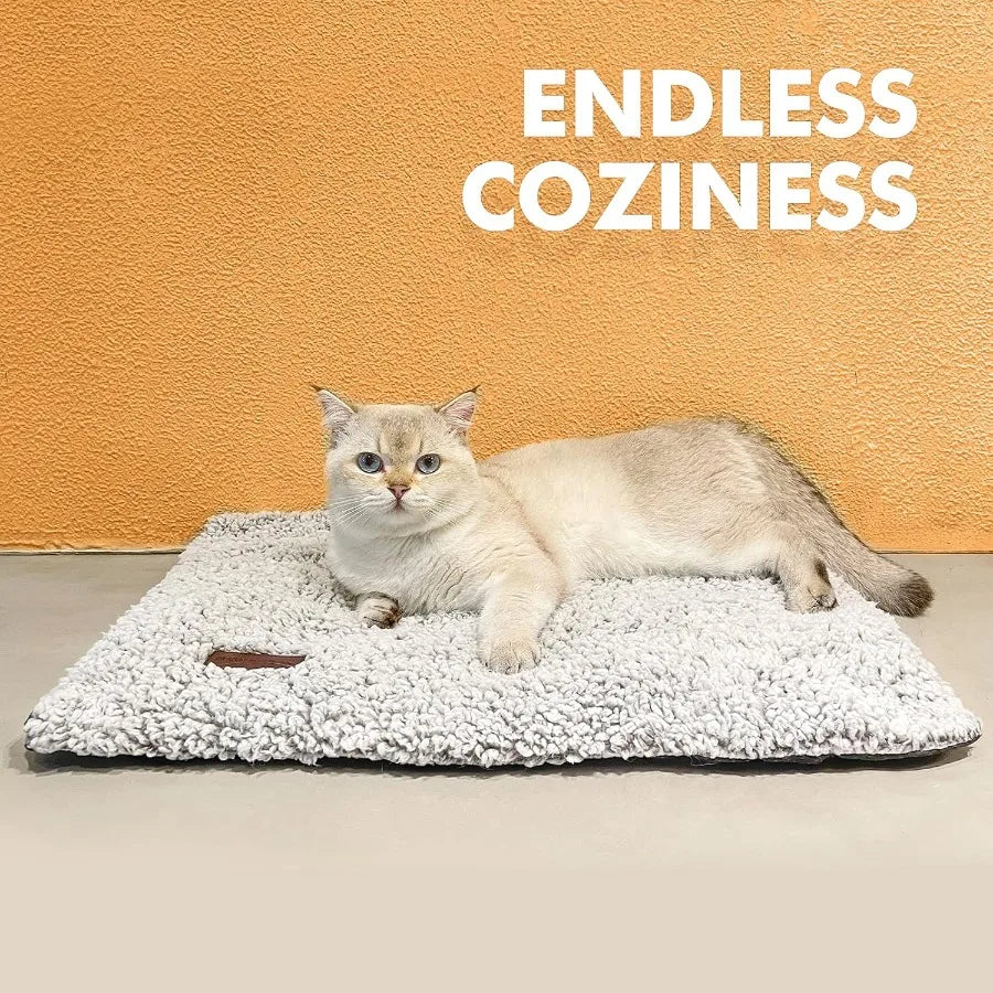Self Warming Cat Bed For Indoor Outdoor Use With Cover