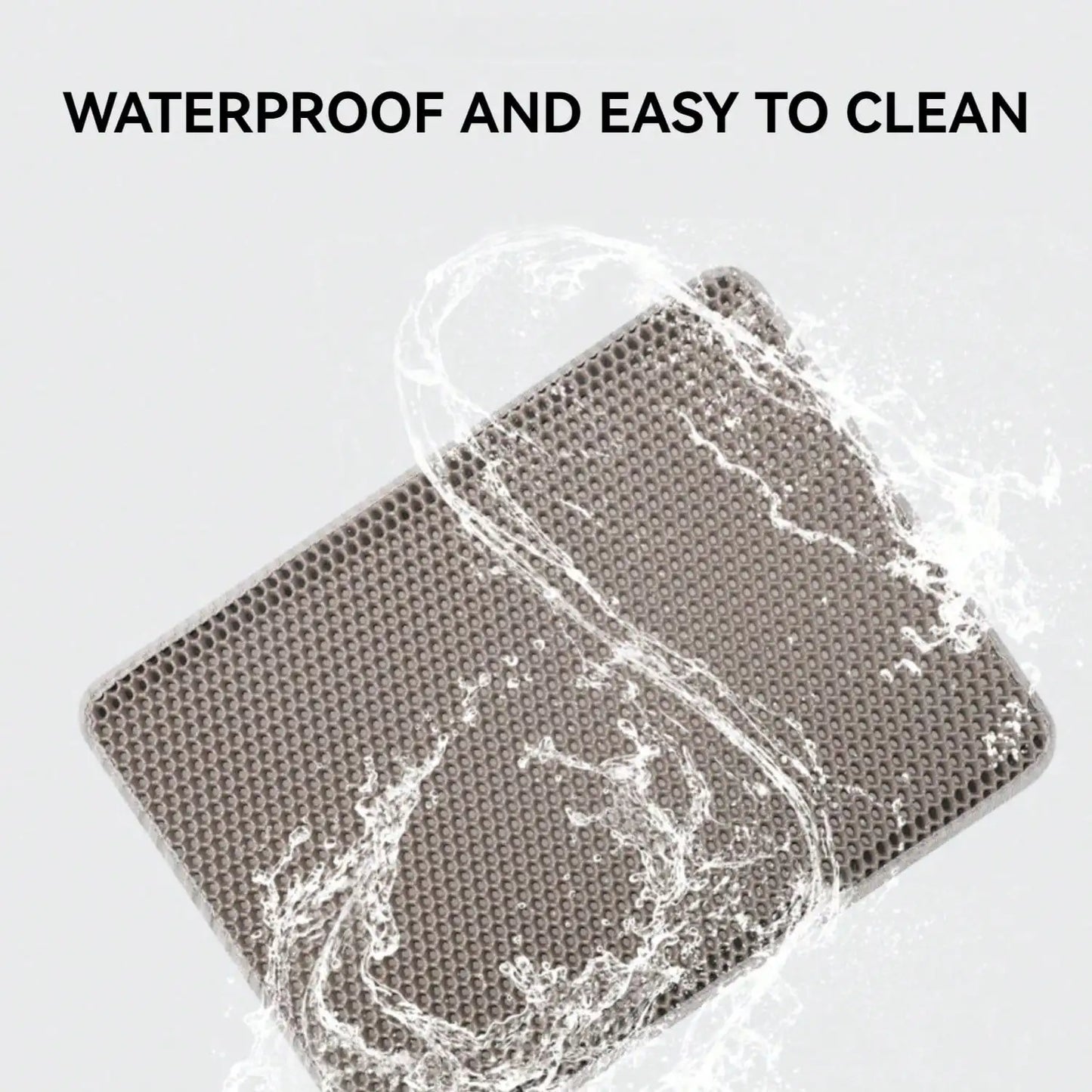 Non Slip Waterproof Cat Litter Mat Urine Proof Litter Box