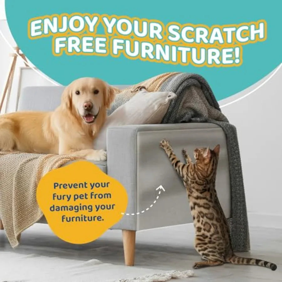 Extra Thick BPA-Free Anti-Scratch Furniture Protector for Cats and Dogs