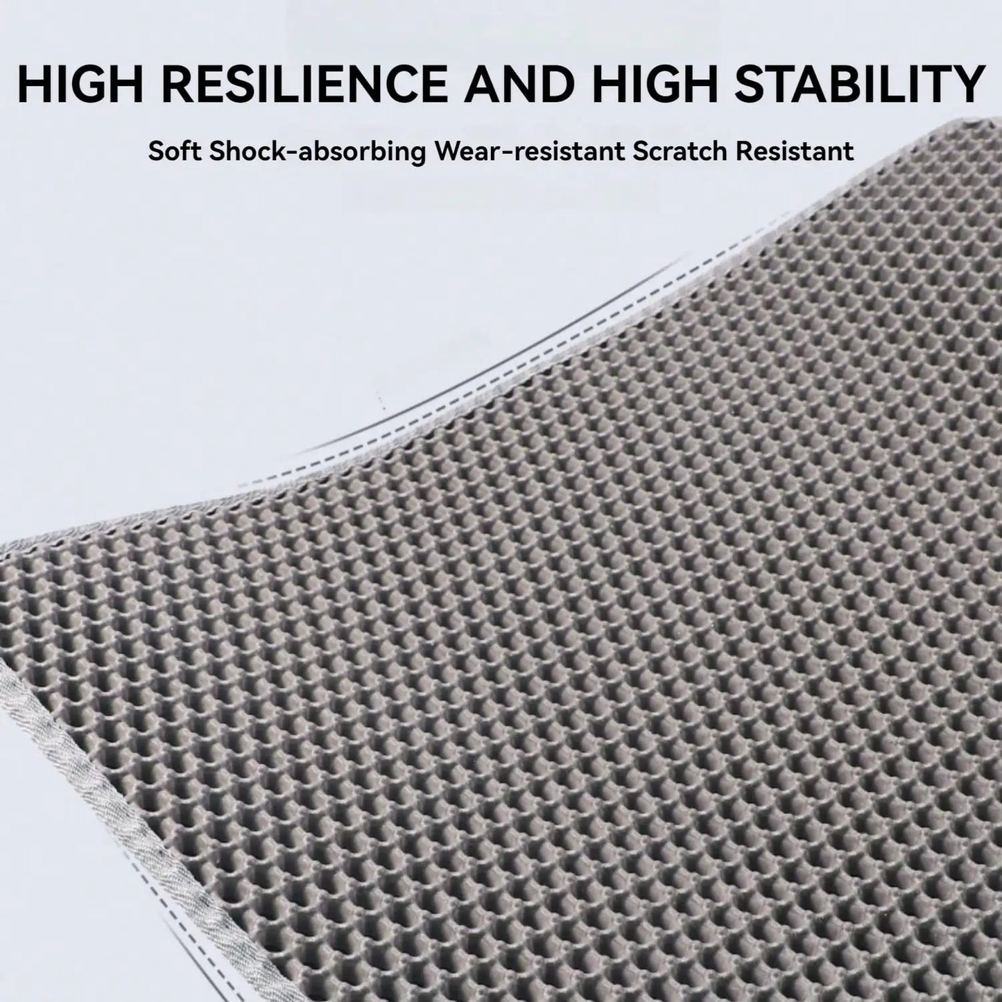 Non Slip Waterproof Cat Litter Mat Urine Proof Litter Box