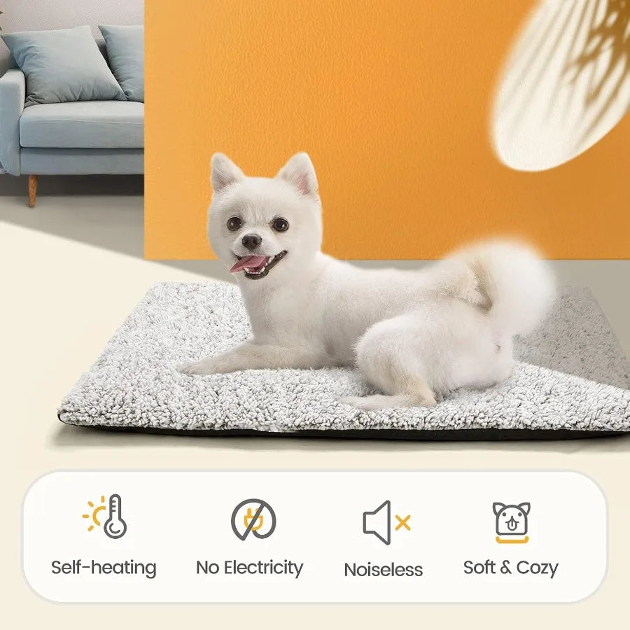 Self Warming Cat Bed For Indoor Outdoor Use With Cover