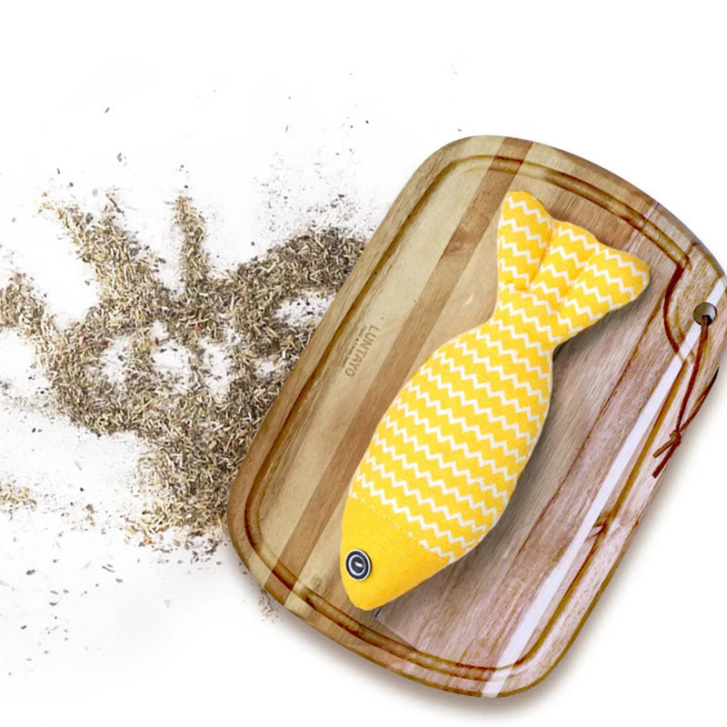 Cat Bed Summer Cool Mat Lying Pad With Toy Fish Four Seasons