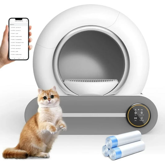 Self Cleaning Cat Litter Box With App Control And Deodorization