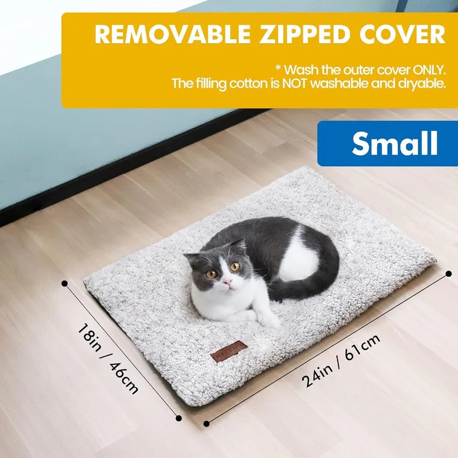 Self Warming Cat Bed For Indoor Outdoor Use With Cover